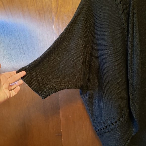 Lane Bryant dolman sleeve, open front, knit cardigan - Picture 4 of 5